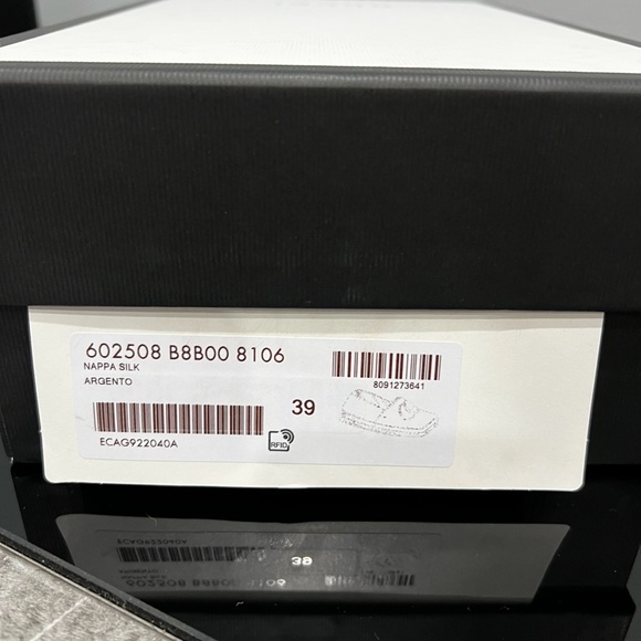 Gucci Interlocking G Metallic Leather Espadrilles - Picture 5 of 6